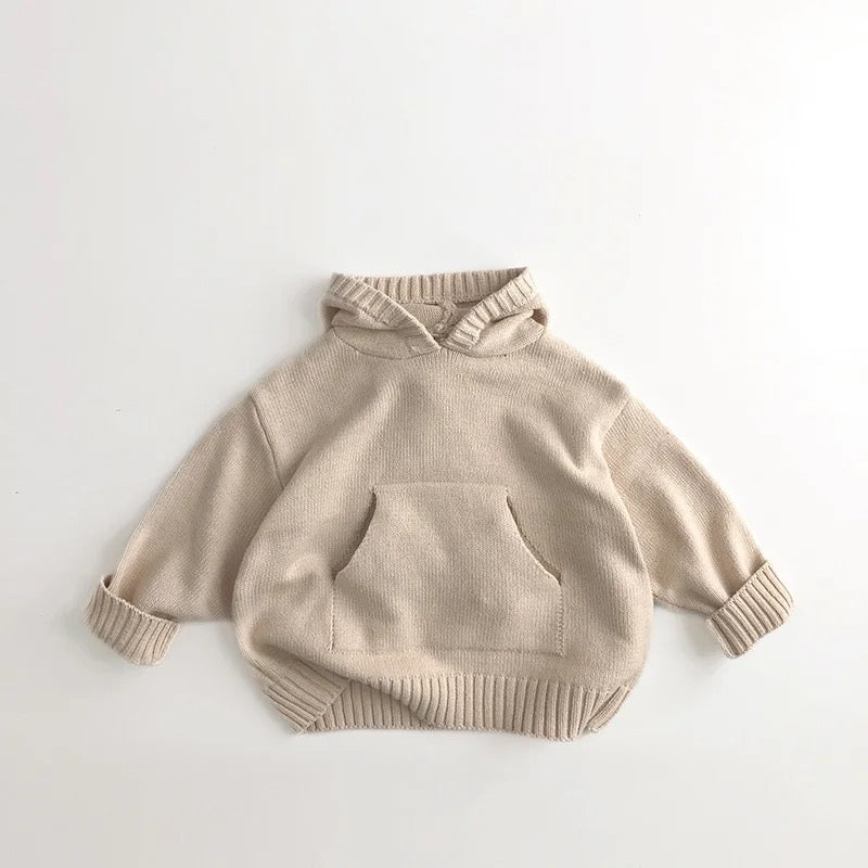 HOOD KNITTED JUMPER