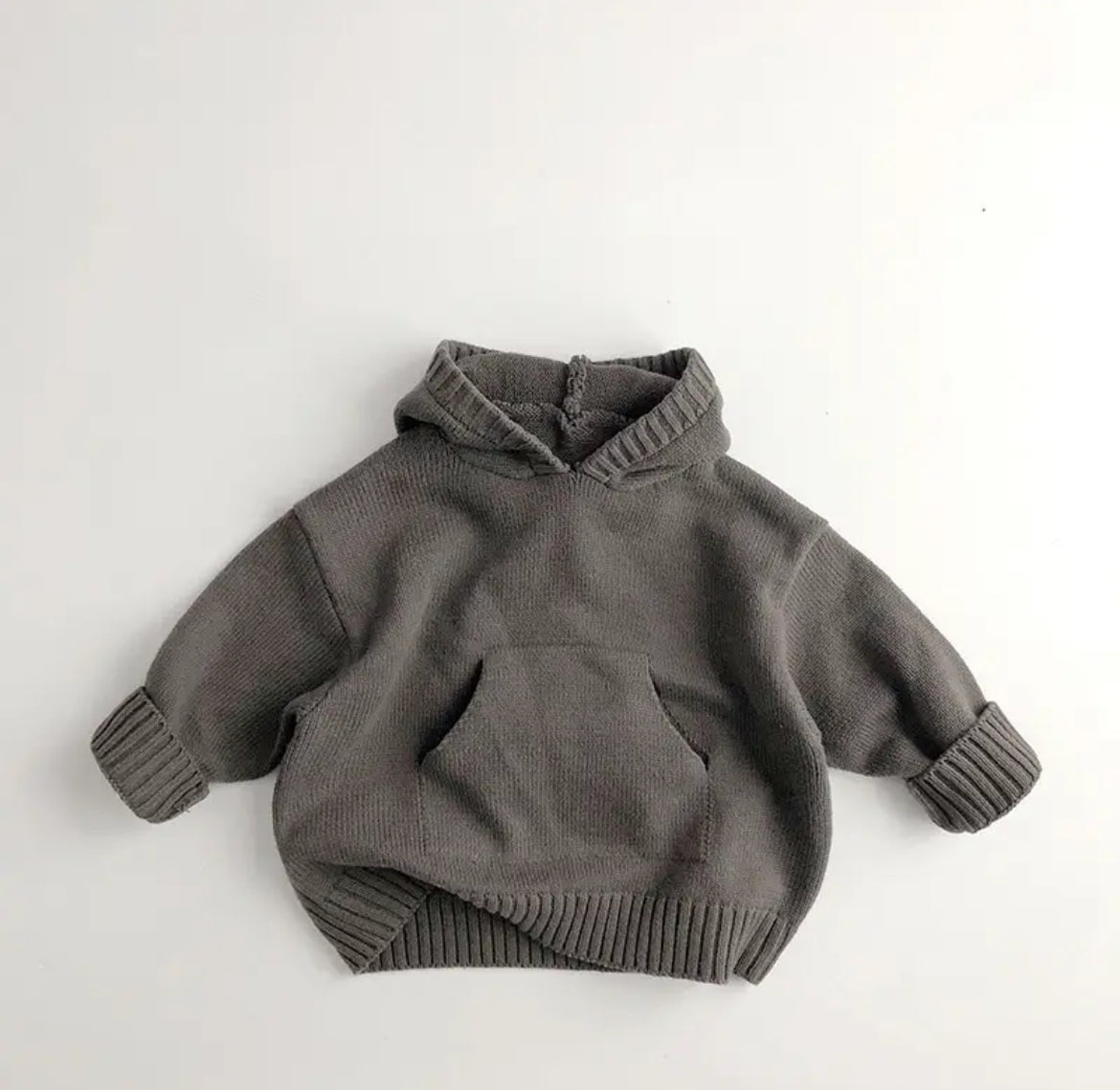 HOOD KNITTED JUMPER