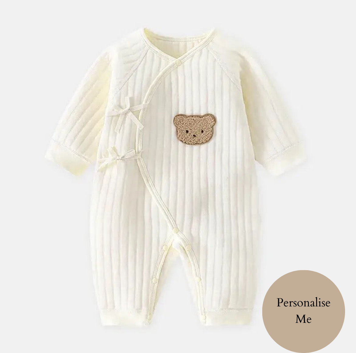 PASTEL BABY CUB WRAP ROMPER