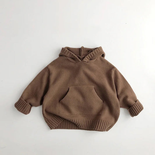 HOOD KNITTED JUMPER